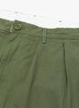 Service Works Canvas Part Timer Pants Olive at Couverture and The Garbstore -Close up
