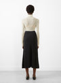 Sheer Gauze Turtleneck Crema by Modern Weaving at Couverture and The Garbstoree rear shot