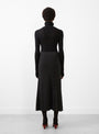 Sheer Gauze Turtleneck Black by Modern Weaving at Couverture and The Garbstore rear 