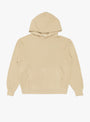 Wordmark Pigment Dyed Hoodie Taupe by Museum of Peace and Quiet at Couverture and The Garbstore