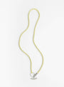 Phone Necklace Pastel Yellow by Ina Seifart at Couverture and The Garbstore Main
