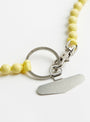 Phone Necklace Pastel Yellow by Ina Seifart at Couverture and The Garbstore Fastener