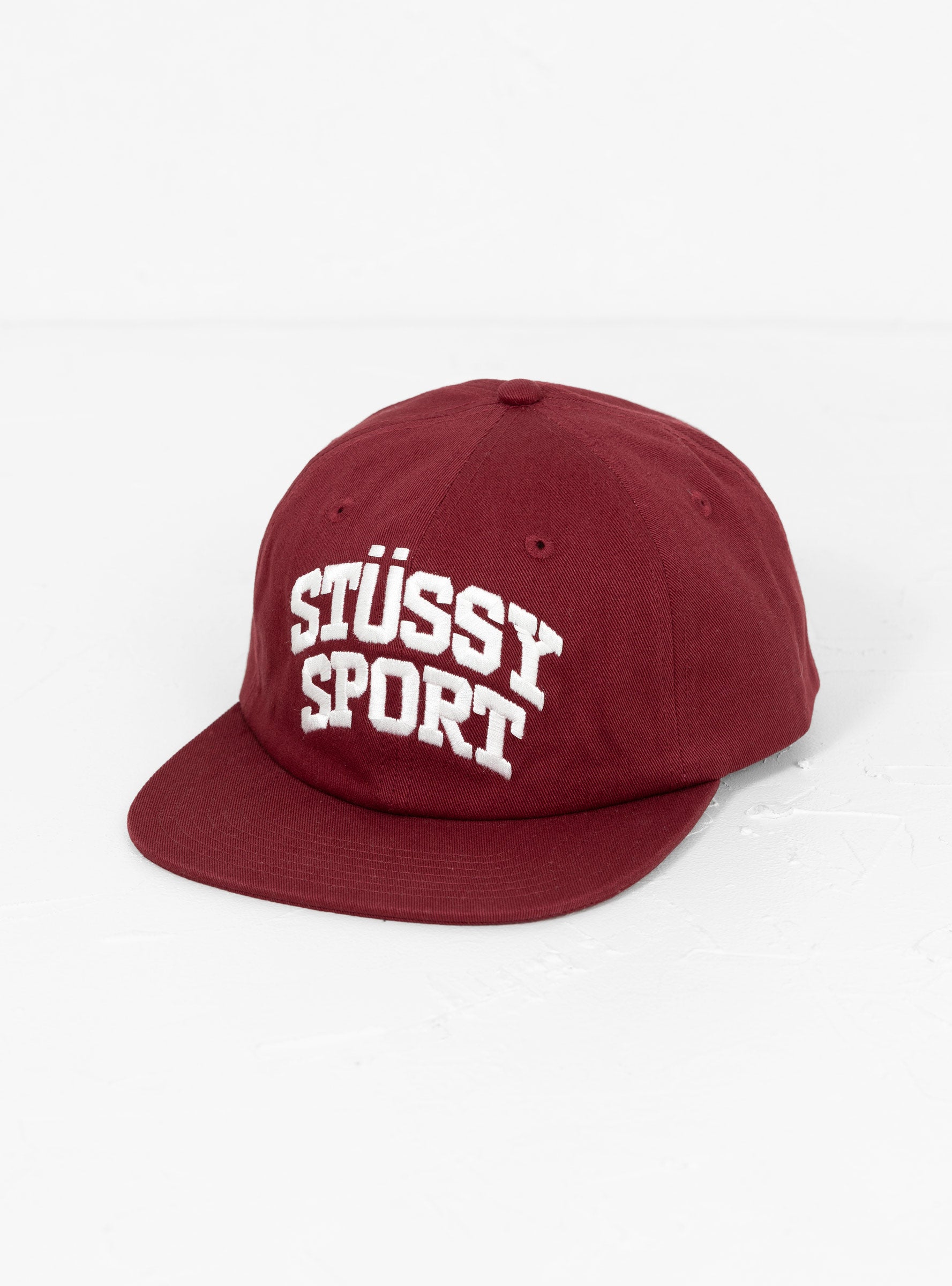 MD Stussy Sport Cap Maroon by Stussy | Couverture & The Garbstore