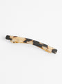 02 Blonde Tortoiseshell Hair Clip by Kanel at Couverture and The Garbstore from above 