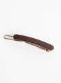 11U Burgundy Hair Clip by Kanel at Couverture and The Garbstore from above 