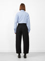 Bari Crop Trouser Black by Apiece Apart at Couverture and The Garbstore rear shot 