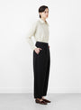 The Bari Crop Trouser from Apiece Apart at Couverture & The Garbstore
model side 