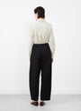 The Bari Crop Trouser from Apiece Apart at Couverture & The Garbstore
model back