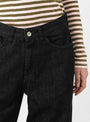 Silver Jeans Black by YMC at Couverture and The Garbstore waistband 