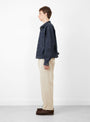 Type 1+ Cashmere Denim Jacket Rinse by TDR at Couverture and The Garbstore side profile