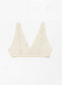 Crescent Bra Undyed by Baserange at Couverture and The Garbstore rear