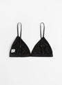 Mississippi Bra Black by Baserange at Couverture and The Garbstore Back
