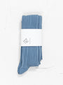 Overknee Socks Helm Blue by Baserange at Couverture and The Garbstore packaging 