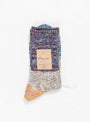 Twister 3 Side Switching Socks Purple by Mauna Kea at Couverture and The Garbstore pair 