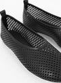 Elio Perforated Pumps Black by Avout Arianne at Couverture and The Garbstore close up 
