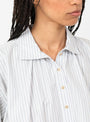 Tulip Blouse by A'Court in Robin's Egg Stripe at Couverture & The Garbstore
Close-up