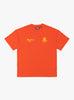 Computer Corporation Logo T-Shirt Blaze Orange by Arnold Park Studios at Couverture & The Garbstore Front View