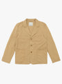 Scuttlers Jacket Jacquard Cotton Sand from YMC at Couverture & The Garbstore
Front View