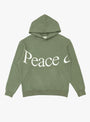 Jumbo Wordmark Hoodie Olive by Museum of Peace and Quiet at Couverture & The Garbstore