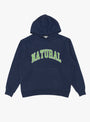 Natural Hoodie Navy by Museum of Peace and Quiet at Couverture & The Garbstore
Front