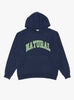 Natural Hoodie Navy by Museum of Peace and Quiet at Couverture & The Garbstore
Front
