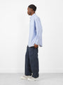 Straight Fit Pants Double Navy by Gramicci at Couverture & The Garbstore 
Side