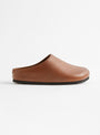 Dilo Leather Mules Caramel by Soeur at Couverture & The Garbstore
Front