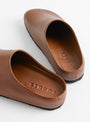 Dilo Leather Mules Caramel by Soeur at Couverture & The Garbstore
Back