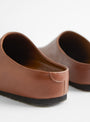 Dilo Leather Mules Caramel by Soeur at Couverture & The Garbstore
Close up