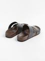 Eros Leather Sandals Noir by Soeur at Couverture & The Garbstore
Back View