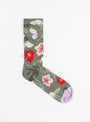 Tiger Cedar Flowers Socks by Bonne Maison at Couverture and The Garbstore