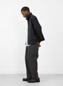 Stand Collar Zip Up Blouson Check by FARAH Japan at Couverture & The Garbstore Model Side View