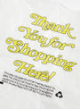 Thank you Bag Yellow on White by Open Editions at Couverture & The Garbstore 