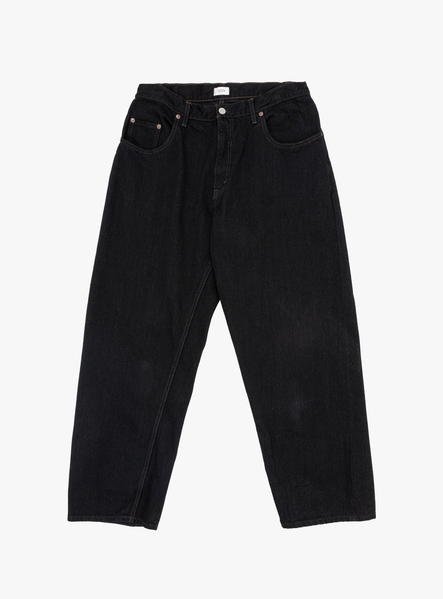 Baggy 5 Pocket Pants Black (One Wash) by CIOTA | Couverture & The