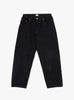 Baggy 5 Pocket Pants Black (One Wash) by CIOTA at Couverture & The Garbstore
front 