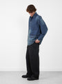 Baggy 5 Pocket Pants Black (One Wash) by CIOTA at Couverture & The Garbstore
model side 