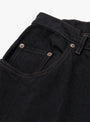 Baggy 5 Pocket Pants Black (One Wash) by CIOTA at Couverture & The Garbstore
detail
