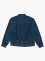 Single Pocket Denim Jacket Dark Blue Damage by CIOTA at Couverture & The Garbstore
Back