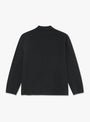 Serge Long Sleeve Polo Shirt Black by Polar Skate Co. at Couverture & The Garbstore
Back View