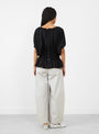 Colombina Top Black by Renata Brenha at Couverture & The Garbstore 
Back View