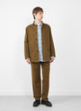 Chicago Chore Jacket Wood by Carter Young at Couverture & The Garbstore
Front View2