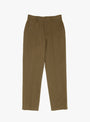 Flat Front Trouser Wood by Carter Young at Couverture & The Garbstore
Front View