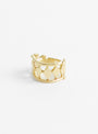 The Harlequin Ring Brass by Ruby Jack at Couverture & The Garbstore