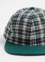 6 Panel Madras Green Check by Lite Year at Couverture & The Garbstore Close Up