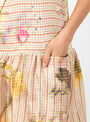 Luna Pleated Dress in Pagel Gold by Rachel Comey at Couverture & The Garbstore
Detail View