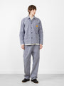 Hickory Stripe Chef Pants by Service Works at Couverture & The Garbstore
model front 