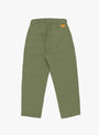Drill Part Timer Pants Olive by Service Works at Couverture & The Garbstore 
Back