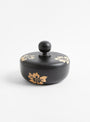 Ebony S Floral Bowl - Round Knob by Small Goods Design at Couverture & The Garbstore
Front