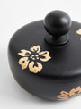 Ebony S Floral Bowl - Round Knob by Small Goods Design at Couverture & The Garbstore
Close-up