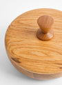 Oak L Bowl Container - Triangle Knob by Small Goods Design at Couverture & The Garbstore
Top